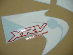 Honda XRV 750 2002 blue adhesives set 