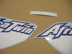 Honda XRV 750 2002 blue decals kit 