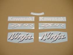 Kawasaki ZX9R 1999 Ninja green stickers kit