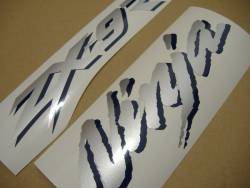 Kawasaki ZX9R 1998 Ninja blue decals kit