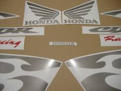 Honda CBR 600RR 2005 black stickers kit