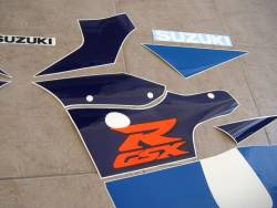 Suzuki GSX-R 750 SRAD white stickers set