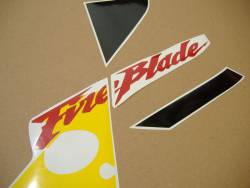 Honda 954RR 2003 yellow complete sticker kit