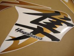 Suzuki Hayabusa 2009 gold complete sticker kit