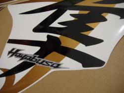 Suzuki GSX 1300R 2009 Hayabusa gold adhesives set