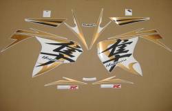 Suzuki GSX 1300R 2009 Hayabusa gold full replica stickers set