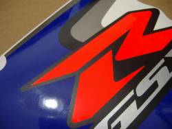 Suzuki GSXR 1000 2008 white decals