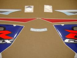 Suzuki GSX-R 1000 2008 white adhesives set