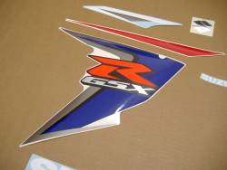 Suzuki gsxr 1000 K9 K8 white blue reproduction stickers 