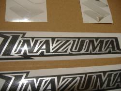 Suzuki GW250 K4 black decals kit