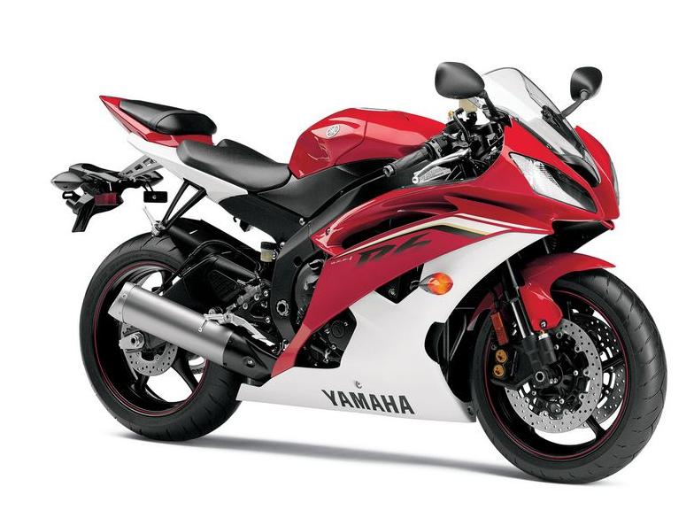 yamaha motorcycle r6 red