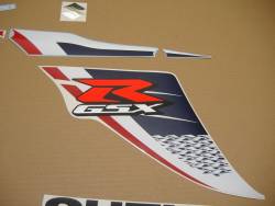 Suzuki GSXR 600 L3 white full decals kit