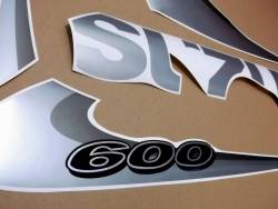 Suzuki 600 1999 SRAD black grey graphics kit