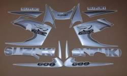 Suzuki GSX-R 600 SRAD black logo graphics