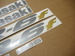 Kawasaki ER 6F 2006 black labels graphics