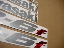 Kawasaki ER-6F 2008 650R black logo graphics