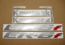 Kawasaki ER-6F 2008 650R black decals