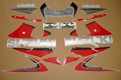 Suzuki 600 2000 red complete sticker kit