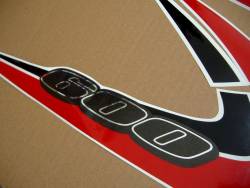 Suzuki GSXR 600 SRAD red grey decals