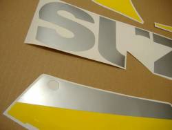 Suzuki GSXR 600 SRAD K0 yellow decals