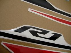 Yamaha R1 2015 RN32 white decals kit 