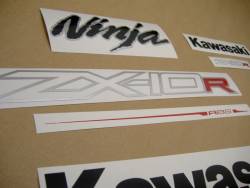 Kawasaki ZX 10R 2013 red full decals kit