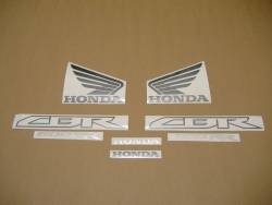 Honda 600RR 2011 black graphics set