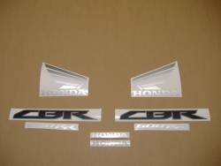 Honda 600RR 2012 black stickers set