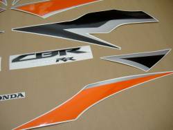 Honda 600RR 2010 orange adhesives set