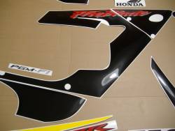 Honda 929RR 2000 Fireblade yellow labels graphics