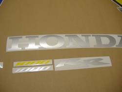 Honda 1000RR 2006 Fireblade yellow full decals kit