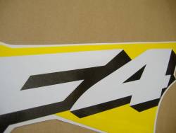 Honda 600 F4 2002 yellow full decals kit