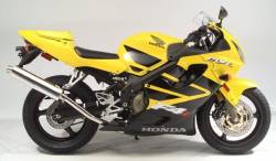 Honda CBR 600 F4i 2002 yellow decals kit 