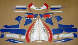 Suzuki GSX-R 750 2000 white decals kit 