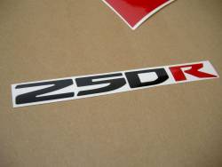 Honda 250R 2013 white complete sticker kit
