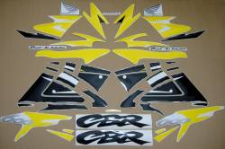 Honda cbr 600 f3 1997 yellow graphics set 