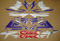 Honda 600 F3 1997 white restoration decals