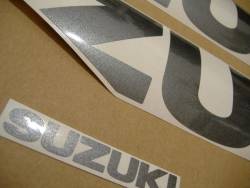 Suzuki GSX-R 1000 2009 white stickers set