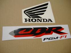 Honda CBR 929RR 2001 SC44 silver logo graphics