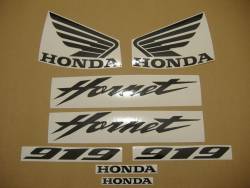 Honda CB919F 2003 Hornet red decals