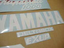 Yamaha YZF-1000R 1997 red logo graphics