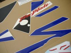 Honda CBR 954RR 2003 Fireblade blue decal set