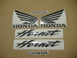 Honda CB600F 2002 Hornet white adhesives set