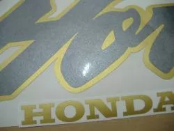 Honda 600F 2001 black complete sticker kit