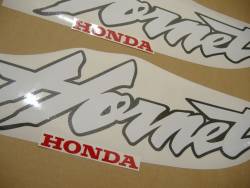 Honda 600F 2001 Hornet blue logo graphics
