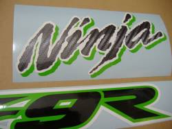 Kawasaki ZX 9R 2002 Ninja blue logo graphics