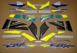 Honda CBR 600F F3 1996 blue decals