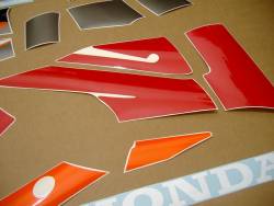 Honda 600 F3 1995 red full decals kit