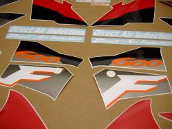 Honda CBR 600 F3 1995 red labels graphics