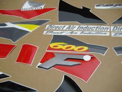 Honda 600 F3 1995 grey full decals kit